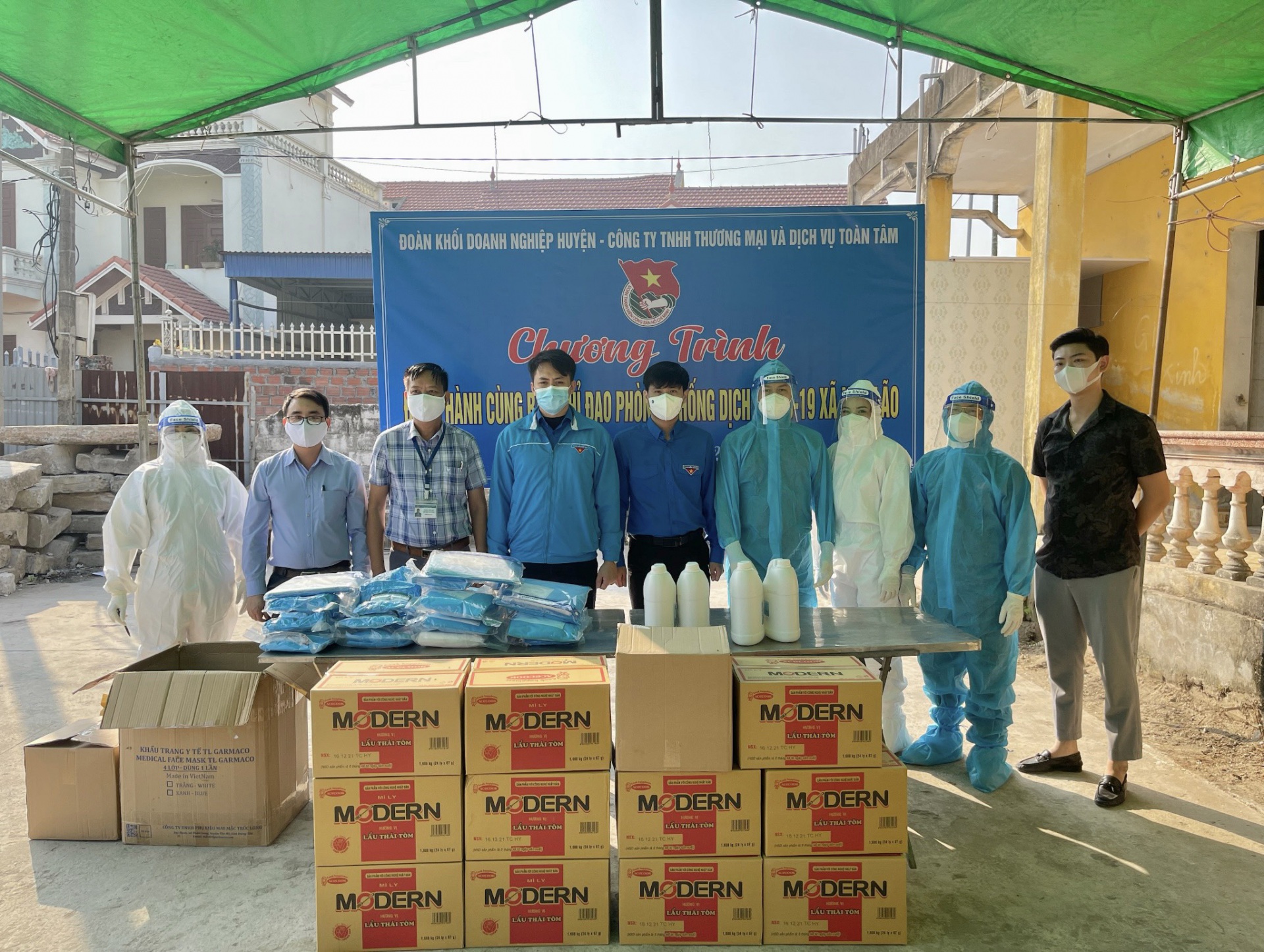 Đoàn khối Doanh nghiệp huyện Thuỷ Nguyên tổ chức chương trình Đồng hành cùng Ban Chỉ đạo phòng, chống dịch Covid-19