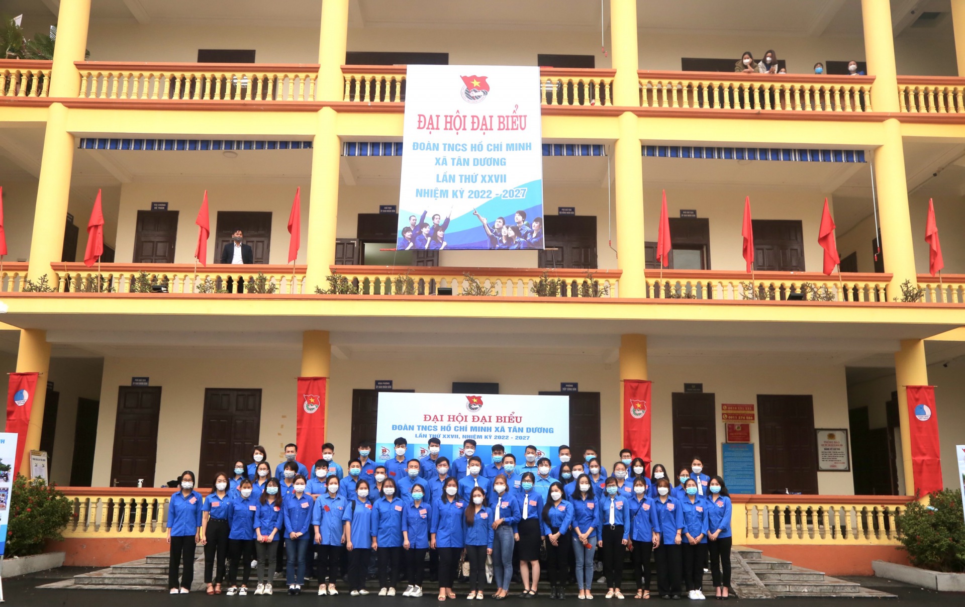 BTV Huyện đoàn chỉ đạo Đại hội Đoàn TNCSHCM xã Tân Dương lần thứ XXVII, nhiệm kỳ 2022-2027